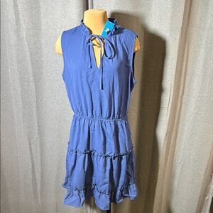 CupShe Blue Sleeveless Dress